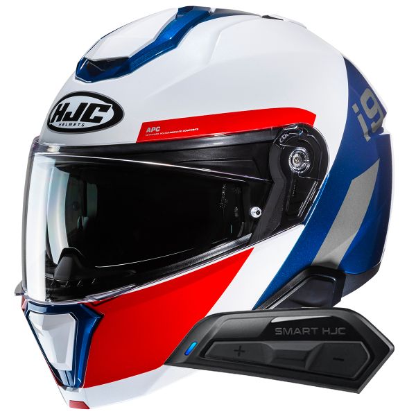 Klapp HJC i91 Bina MC21 + Kit Bluetooth Smart 11B