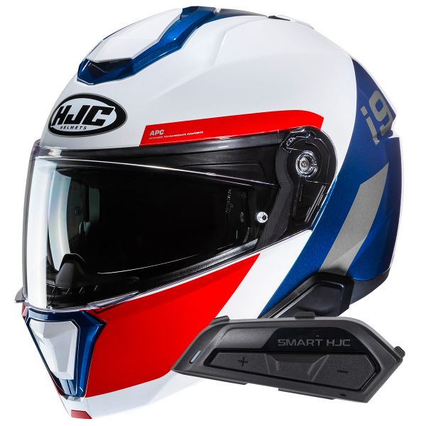 Klapp HJC i91 Bina MC21 + Kit Bluetooth Smart 21B Flat Black