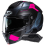 Casque Klapp HJC i91 Carst MC8SF + Kit Bluetooth Smart 21B Flat Black