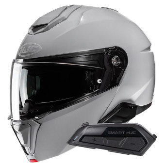 Klapp HJC i91 N. Grey+ Kit Bluetooth Smart 21B Flat Black