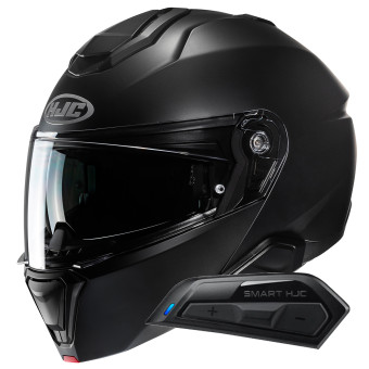 Klapp HJC i91 Semi Flat Black+ Kit Bluetooth Smart 11B