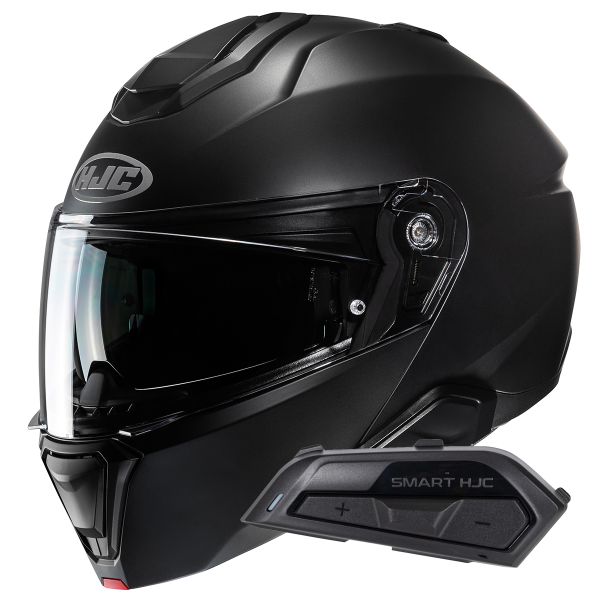 Klapp HJC i91 Semi Flat Black+ Kit Bluetooth Smart 21B Flat Black