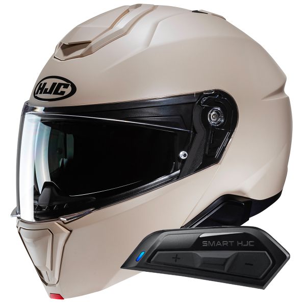 Klapp HJC i91 Semi Flat Sand Beige+ Kit Bluetooth Smart 11B Klapp HJC i91 Semi Flat Sand Beige+ Kit Bluetooth Smart 11B