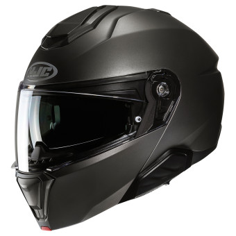 HJC i91 Semi Flat Titanium + Kit Bluetooth Smart 21B Flat Black