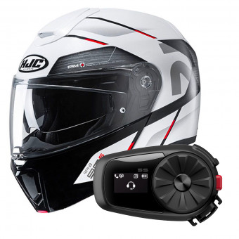 Klapp HJC RPHA 90 S Bekavo MC1 + Kit Bluetooth 5S Solo