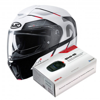 Klapp HJC RPHA 90 S Bekavo MC1 + Kit Bluetooth SMH5
