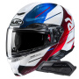 Casque Klapp HJC RPHA91 Blat MC21 + Kit Bluetooth Smart 21B