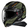 Casque Klapp HJC RPHA91 Blat MC7 + Kit Bluetooth Smart 11B