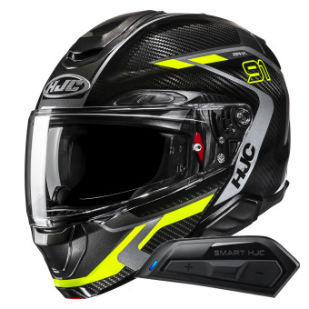 Klapp HJC RPHA91 Carbon Lagos MC3H + Kit Bluetooth Smart 11B
