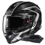 Casque Klapp HJC RPHA91 Carbon Lagos MC5 + Kit Bluetooth Smart 21B