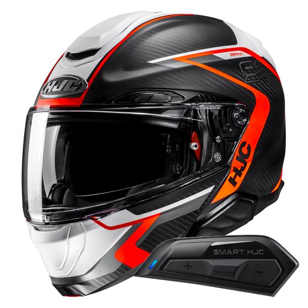 Klapp HJC RPHA91 Carbon Lagos MC6HSF + Kit Bluetooth Smart 11B