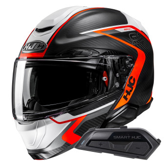 Klapp HJC RPHA91 Carbon Lagos MC6HSF + Kit Bluetooth Smart 21B