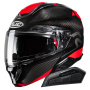 Casque Klapp HJC RPHA91 Carbon Noela MC1 + Kit Bluetooth Smart 11B