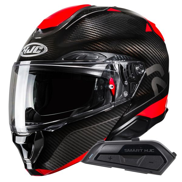 Klapp HJC RPHA91 Carbon Noela MC1 + Kit Bluetooth Smart 21B Klapp HJC RPHA91 Carbon Noela MC1 + Kit Bluetooth Smart 21B