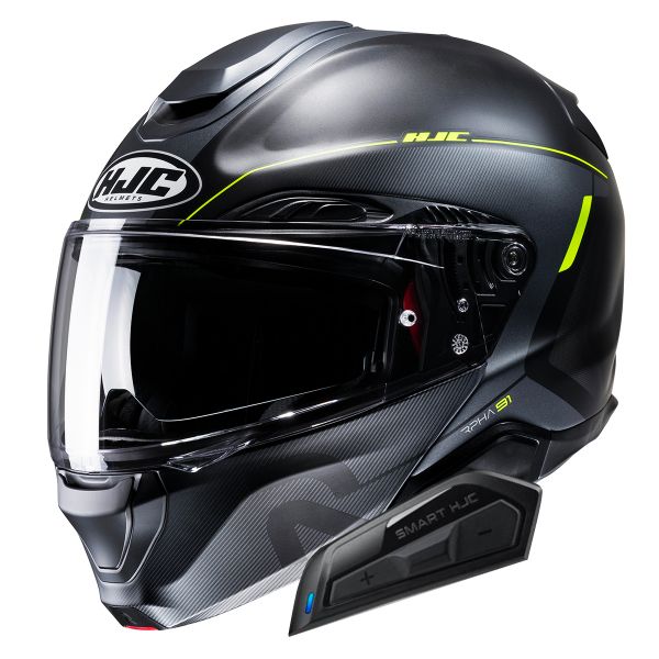 Klapp HJC RPHA91 Combust MC3HSF + Kit Bluetooth Smart 21B