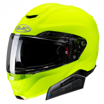 Klapp HJC RPHA91 Fluorescent Green + Kit Bluetooth Smart 21B
