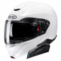 Casque Klapp HJC RPHA91 Pearl White + Kit Bluetooth Smart 21B