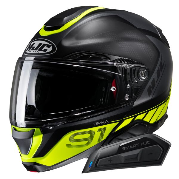 Klapp HJC RPHA91 Rafino MC3HSF + Kit Bluetooth Smart 11B Klapp HJC RPHA91 Rafino MC3HSF + Kit Bluetooth Smart 11B