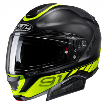Klapp HJC RPHA91 Rafino MC3HSF + Kit Bluetooth Smart 21B