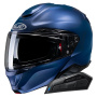 Casque Klapp HJC RPHA91 Semi Flat Metallic Blue + Kit Bluetooth Smart 11B