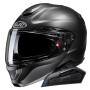 Casque Klapp HJC RPHA91 Semi Flat Titanium + Kit Bluetooth Smart 11B
