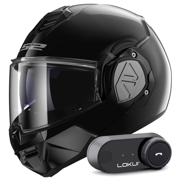 Klapp LS2 Advant Black FF906 + Kit Bluetooth Lokui K30 Klapp LS2 Advant Black FF906 + Kit Bluetooth Lokui K30