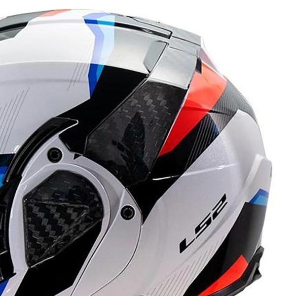 LS2 Advant II Triple White Blue Red FF910