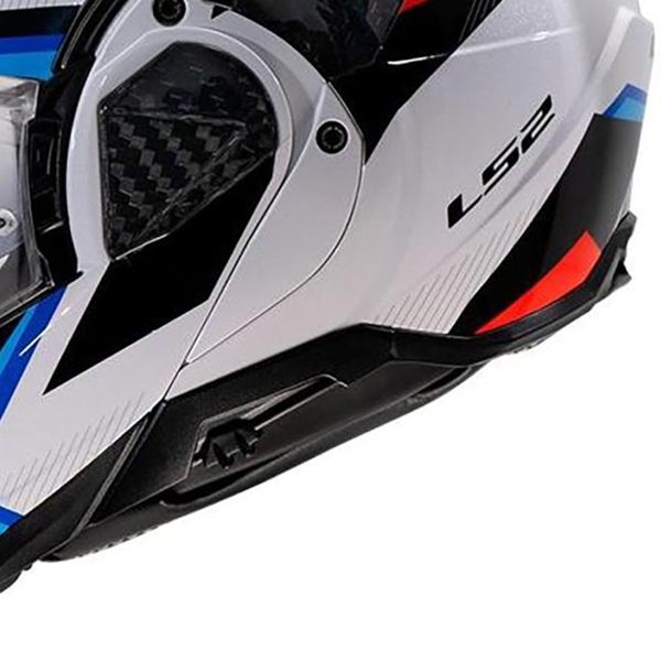 LS2 Advant II Triple White Blue Red FF910