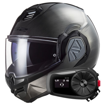 Klapp LS2 Advant Jeans FF906 + Kit Bluetooth 5S Solo