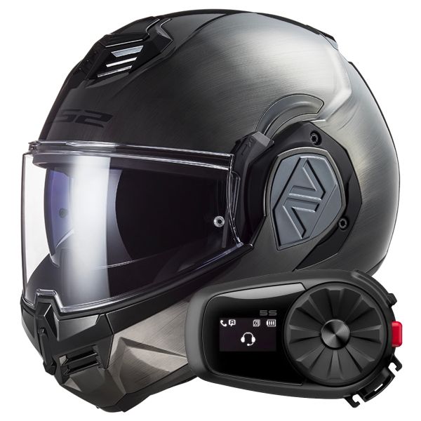 Klapp LS2 Advant Jeans FF906 + Kit Bluetooth 5S Solo