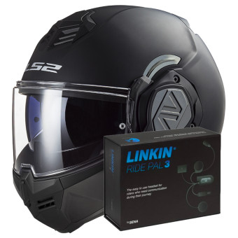 Klapp LS2 Advant Matt Black FF906 + Linkin Ride Pal III