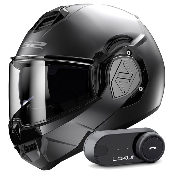 Klapp LS2 Advant Matt Titanium FF906 + Kit Bluetooth Lokui K30 Klapp LS2 Advant Matt Titanium FF906 + Kit Bluetooth Lokui K30