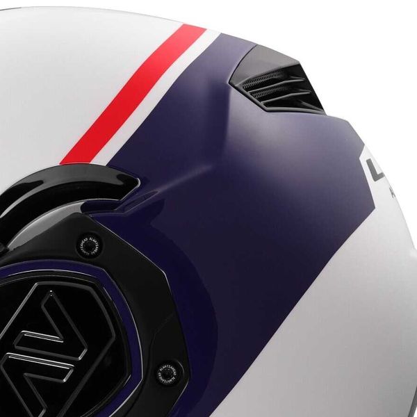 LS2 Advant Swipe White Blue FF906