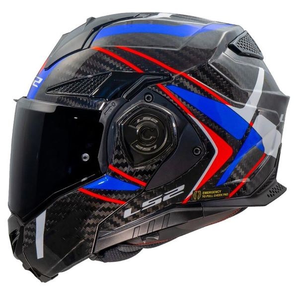 LS2 Advant X C Future II White Blue FF901