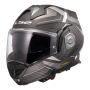 Casque Klapp LS2 Advant X C Horizon Silbergrau FF901