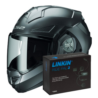 Klapp LS2 Advant X Matt Titanium FF901 + Linkin Ride Pal III