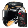 Casque Klapp LS2 Advant X Metryk Black Sand FF901 + Kit Bluetooth 4X Cardo