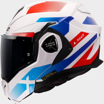 Casque Klapp LS2 Advant X Nova White Blue Red FF901 Casque Klapp LS2 Advant X Nova White Blue Red FF901