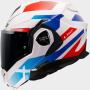 Casque Klapp LS2 Advant X Nova White Blue Red FF901
