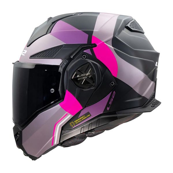 LS2 Advant X Ultra Grau Purple FF901