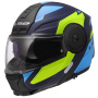 Casque Klapp LS2 Scope II Duria Blue H-V Yellow FF902