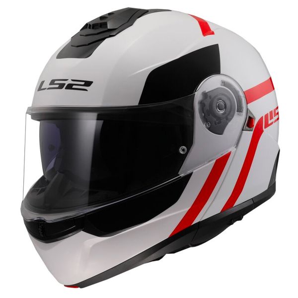Klapp LS2 Strobe II Autox White Red FF908
