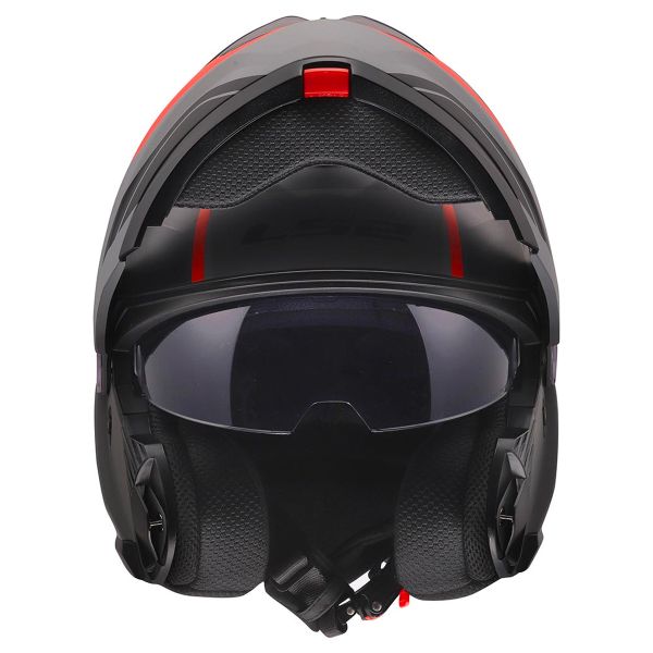 LS2 Strobe II Monza Black Grey Red FF908