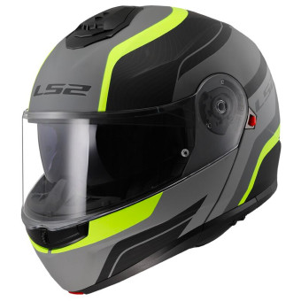 Casque Klapp LS2 Strobe II Monza Matt Black H-V Yellow FF908 Casque Klapp LS2 Strobe II Monza Matt Black H-V Yellow FF908