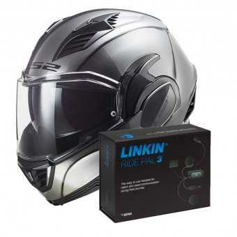 Klapp LS2 Valiant II Jeans FF900 + Linkin Ride Pal III