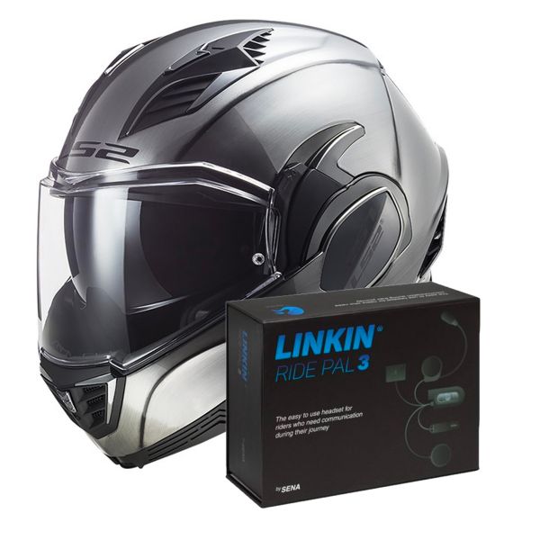 Klapp LS2 Valiant II Jeans FF900 + Linkin Ride Pal III