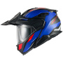 Casque Klapp Nexx X.Lifecountry Terra Blue Red Mat