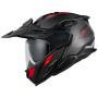 Casque Klapp Nexx X.Lifecountry Terra Grey Red Mat