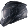 Casque Klapp Nexx X.Lifetour Globe Black Grey Mat
