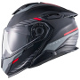 Casque Klapp Nexx X.Lifetour Globe Black Red Mat